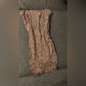 Small mini glittery dress